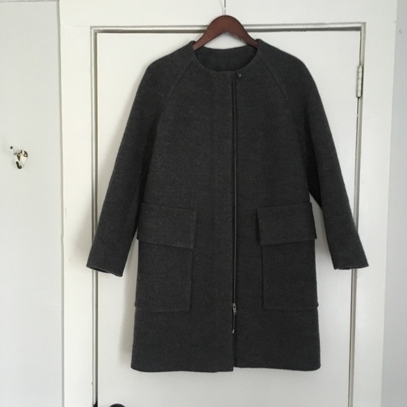 cos boiled wool coat